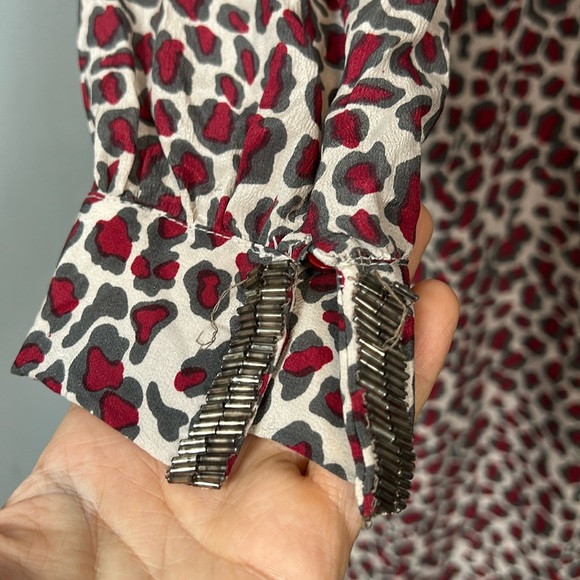 Hoss INTROPIA Women’s Leopard Print 100% Silk Dress Size 44 - Picture 16 of 16